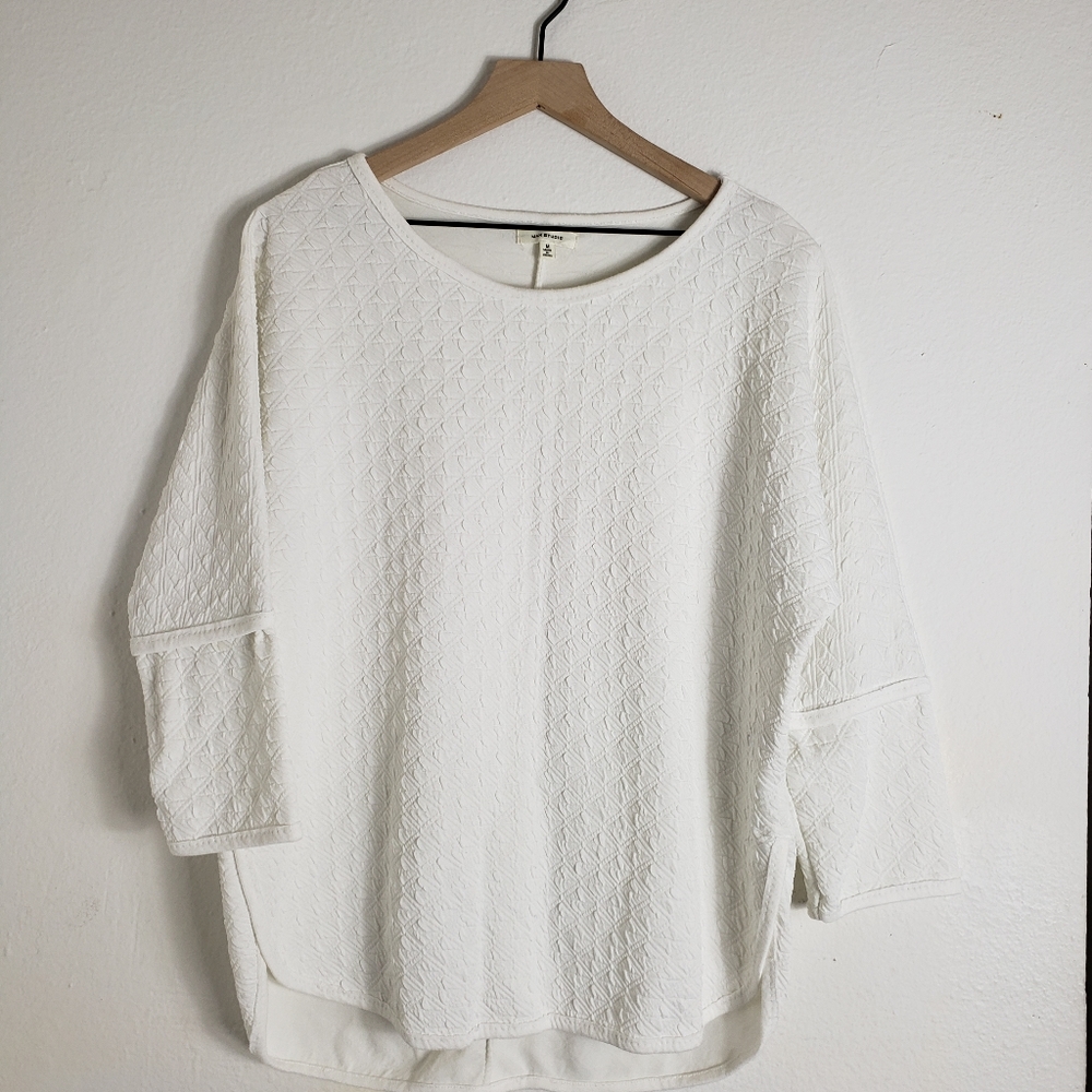 🍓3/$15 Max Studio White Sweater